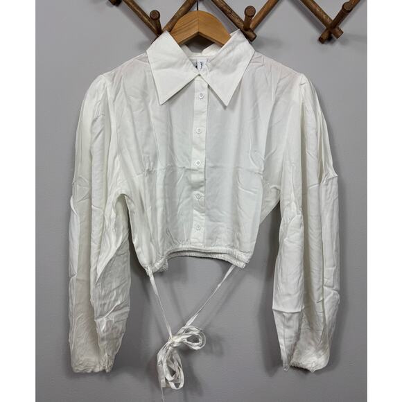 New Sokie Collective The Wrap Crop Top Size S - Picture 4 of 12